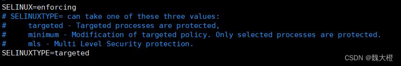 Linux中SELinux三种模式的启动、关闭与查看方式