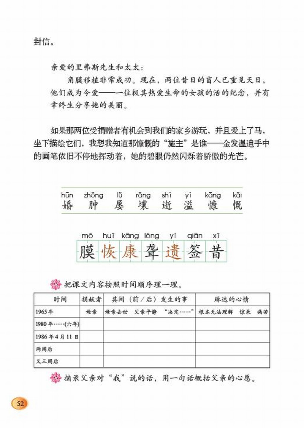 小学四年级语文下册：六眼睛