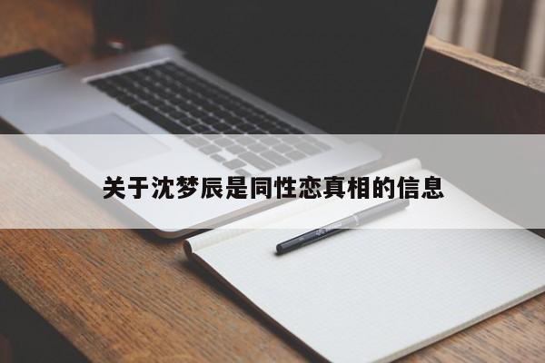 关于沈梦辰是同性恋真相的信息 